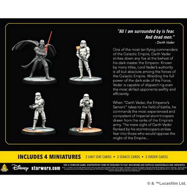 Fear and Dead Men (Darth Vader Squad Pack) Star War: Shatterpoint Miniatures Atomic Mass Games