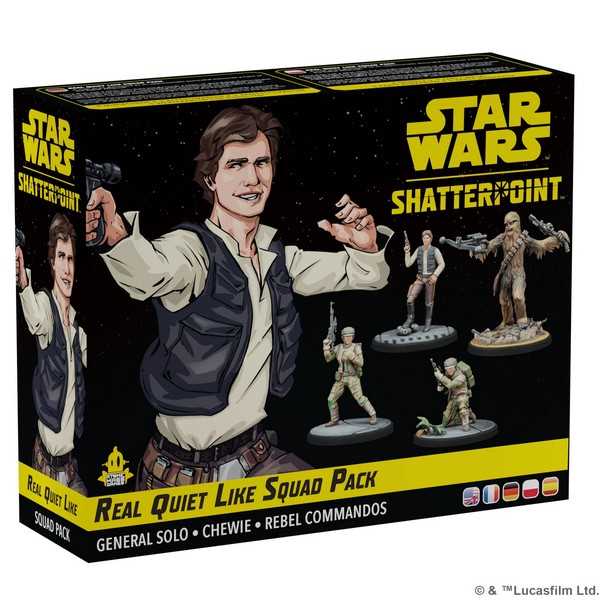 Real Quiet Like (Han Solo Endor) Squad Pack: Star Wars: Shatterpoint Miniatures Atomic Mass Games
