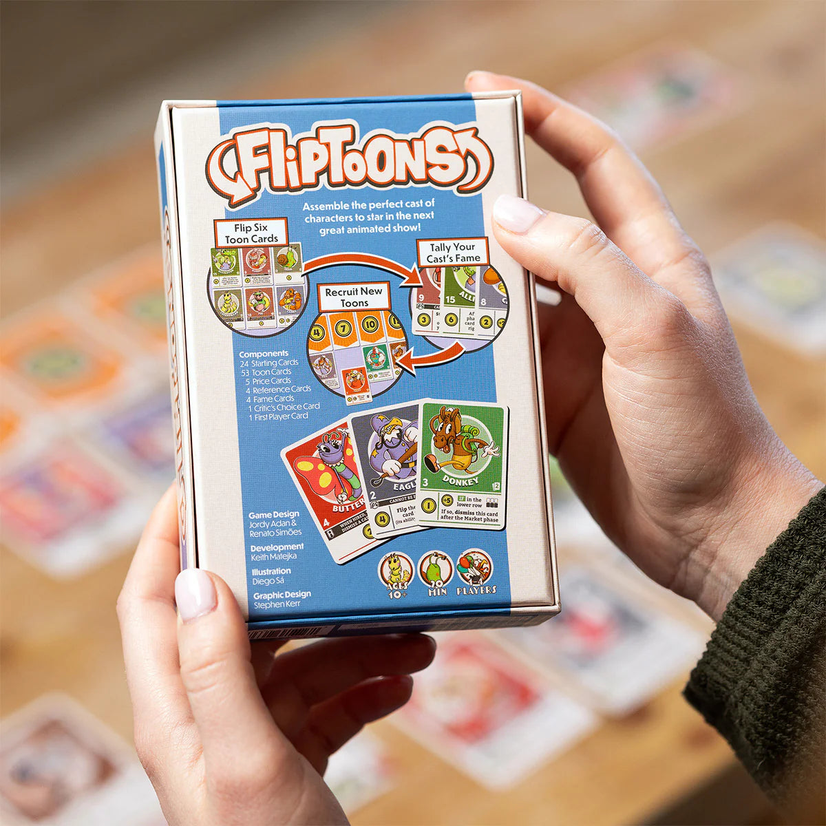 Fliptoons Card Game Card Game Thunderworks Games