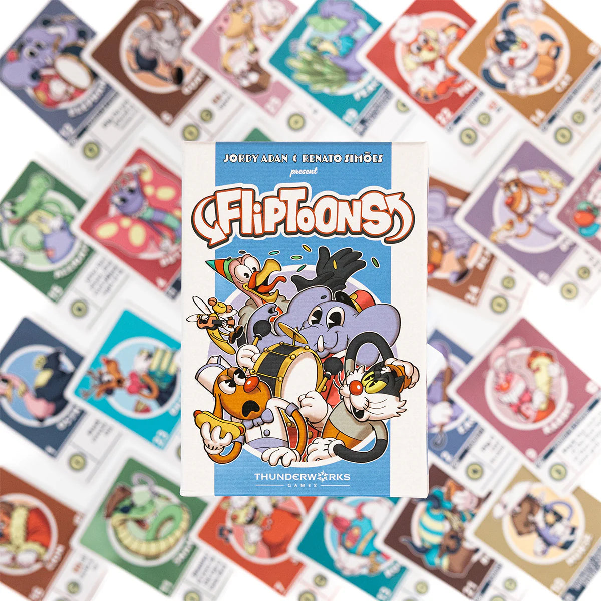 Fliptoons Card Game Card Game Thunderworks Games