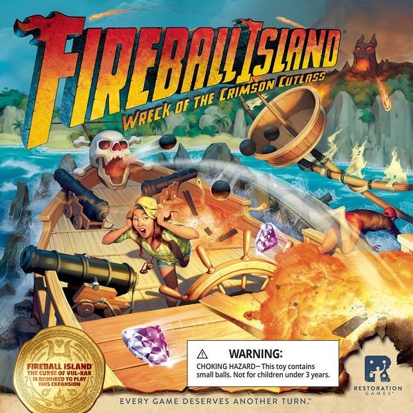 Fireball Island: Wreck of Crimson Cutlass Board Game Restoration Games