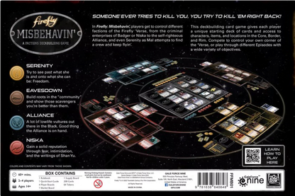 Firefly: Misbehavin' Card Game Gale Force Nine