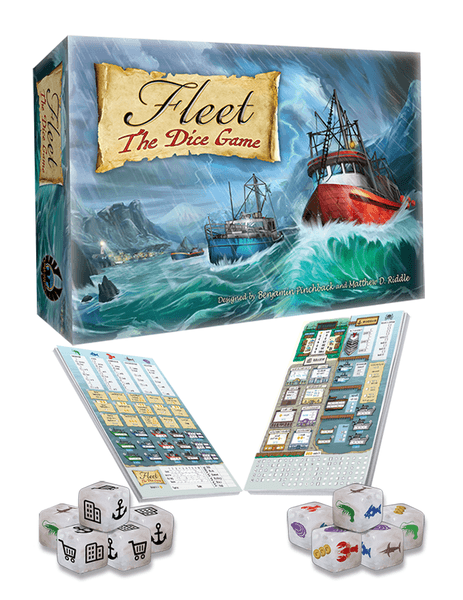 Fleet: The Dice Game (2nd Edition / including Dicey Waters Expansion) Board Game Eagle Games