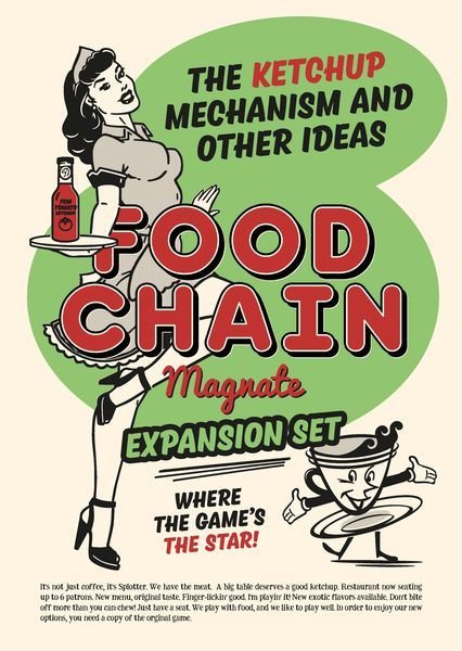 Food Chain Magnate: The Ketchup Mechanism and Other Ideas Board Game Splotter Spellen