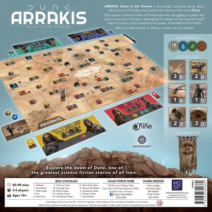 Dune - Arrakis: Dawn of the Fremen Board Game Gale Force Nine