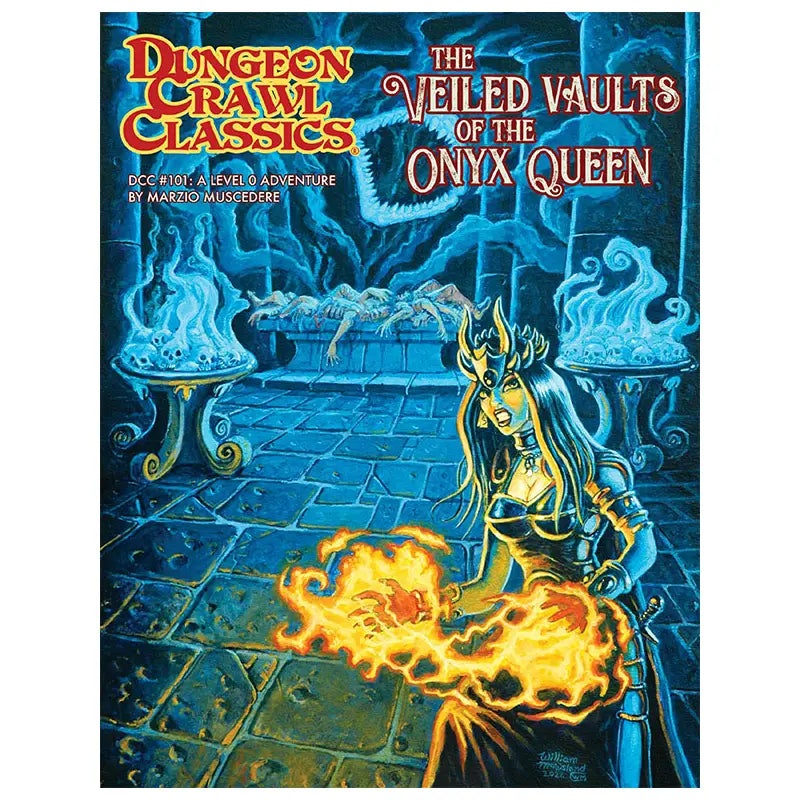 Dungeon Crawl Classics #101: The Veiled Vaults of the Onyx Queen TTRPG Goodman Games