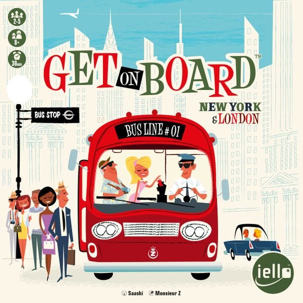 Get on Board: New York & London Board Game Iello