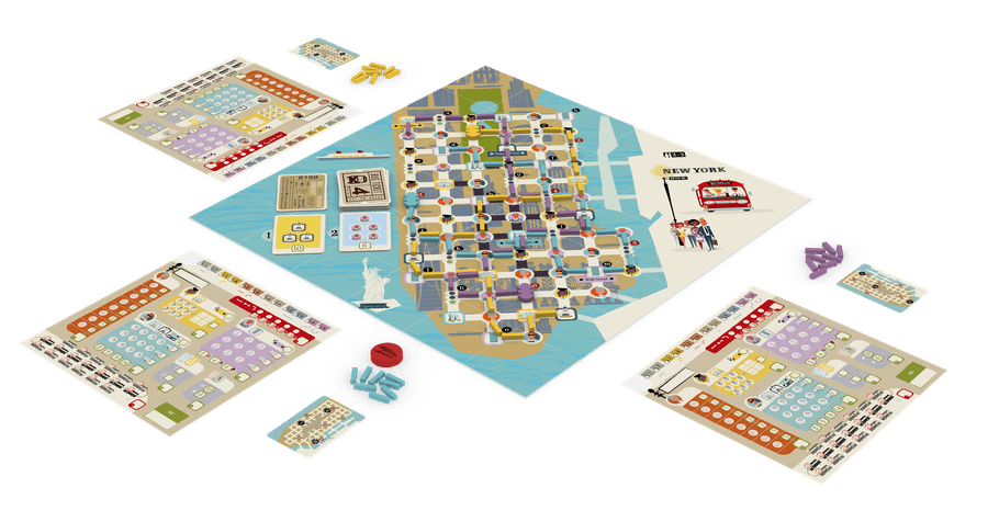 Get on Board: New York & London Board Game Iello