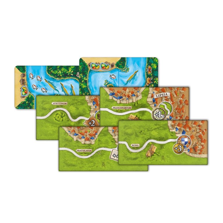 Carcassonne 3.0 Markets of Leipzig + Amazon (Mini Expansion) Board Game Hans im Glück