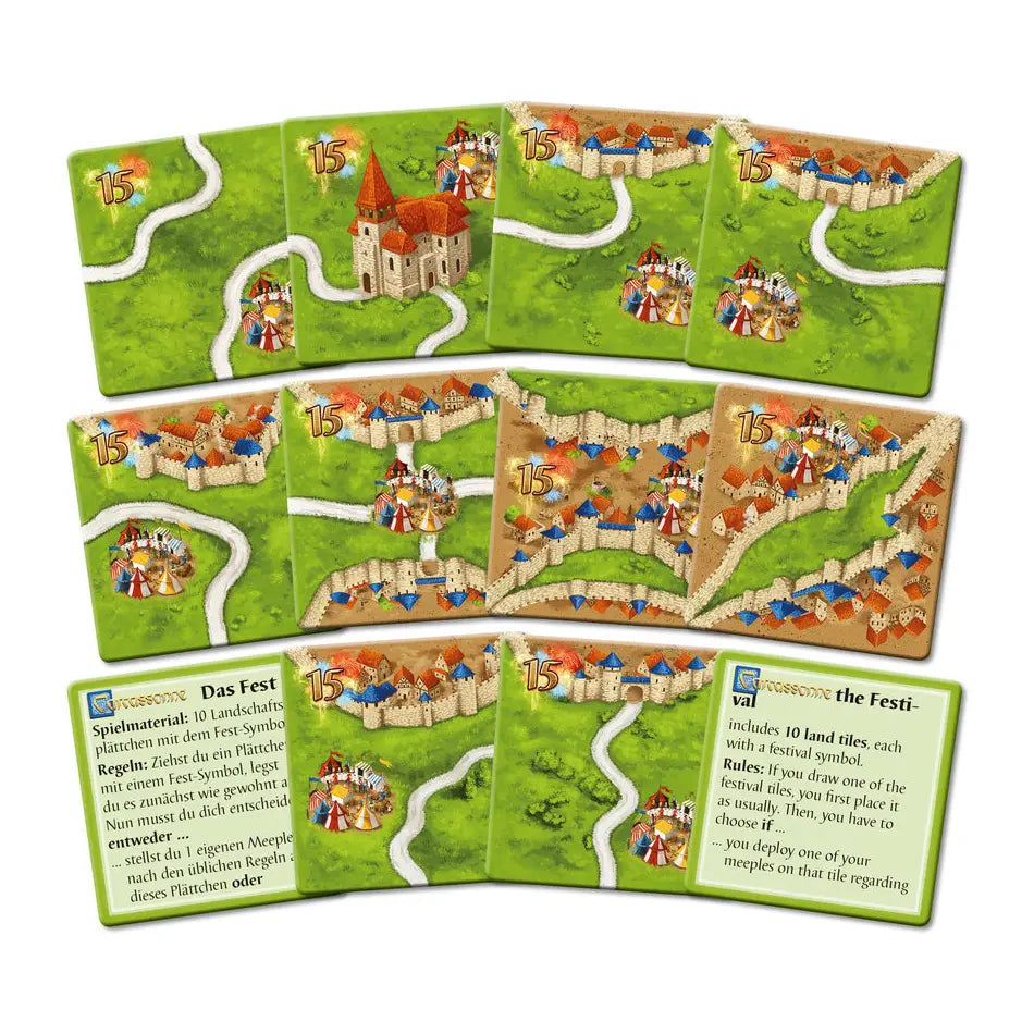 Carcassonne 3.0 The Festival (Mini Expansion) Board Game Hans im Glück