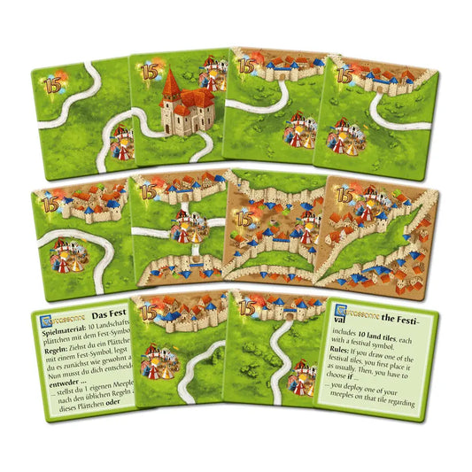 Carcassonne 3.0 The Festival (Mini Expansion) Board Game Hans im Glück