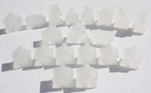 Carcassonne: 19 Frosted Meeples Set Board Game Hans im Glück