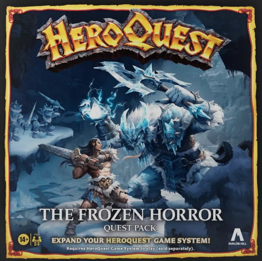 HeroQuest: The Frozen Horror Board Game Avalon Hill