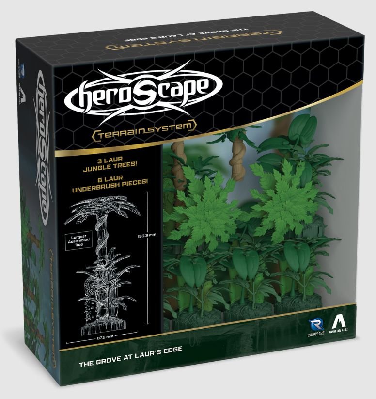 Heroscape: The Grove at Laur’s Edge Terrain Box Board Game Renegade Game Studio