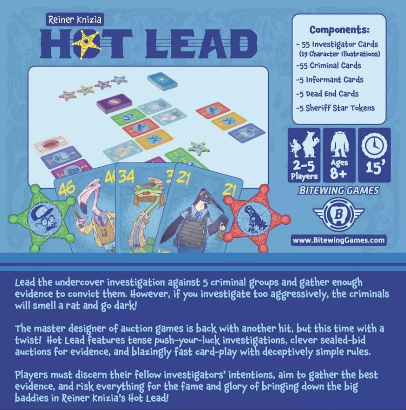 Hot Lead Card Game Bitewing Games