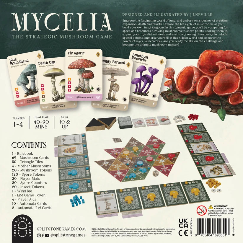 Mycelia Board Game Split Stone Games