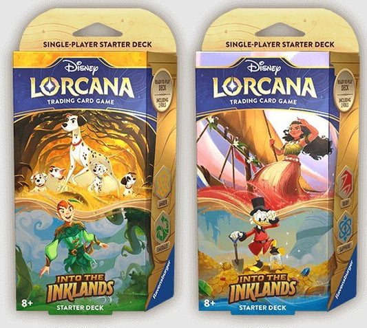 Disney Lorcana: Into the Inklands Starter Deck Bundle  Ravensburger