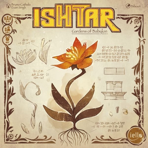 Ishtar: Gardens of Babylon Board Game Iello