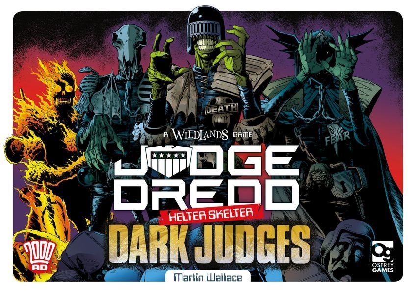 Judge Dredd: Helter Skelter The Dark Judges Board Game Osprey Games