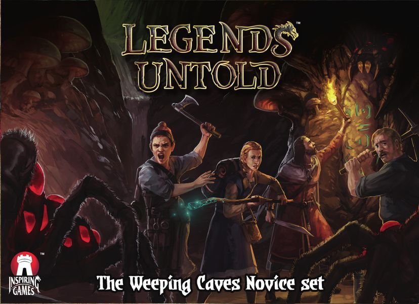 Legends Untold: The Weeping Caves Novice Set Board Game Snowdale Design