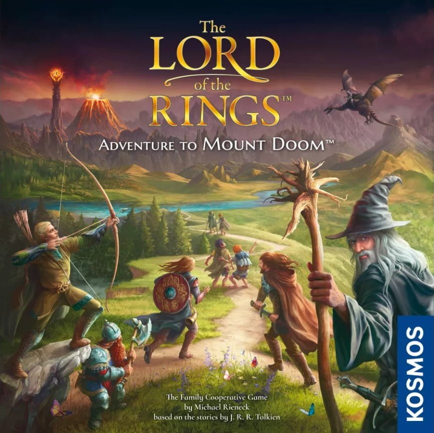 The Lord of the Rings: Adventure to Mount Doom Board Game Kosmos