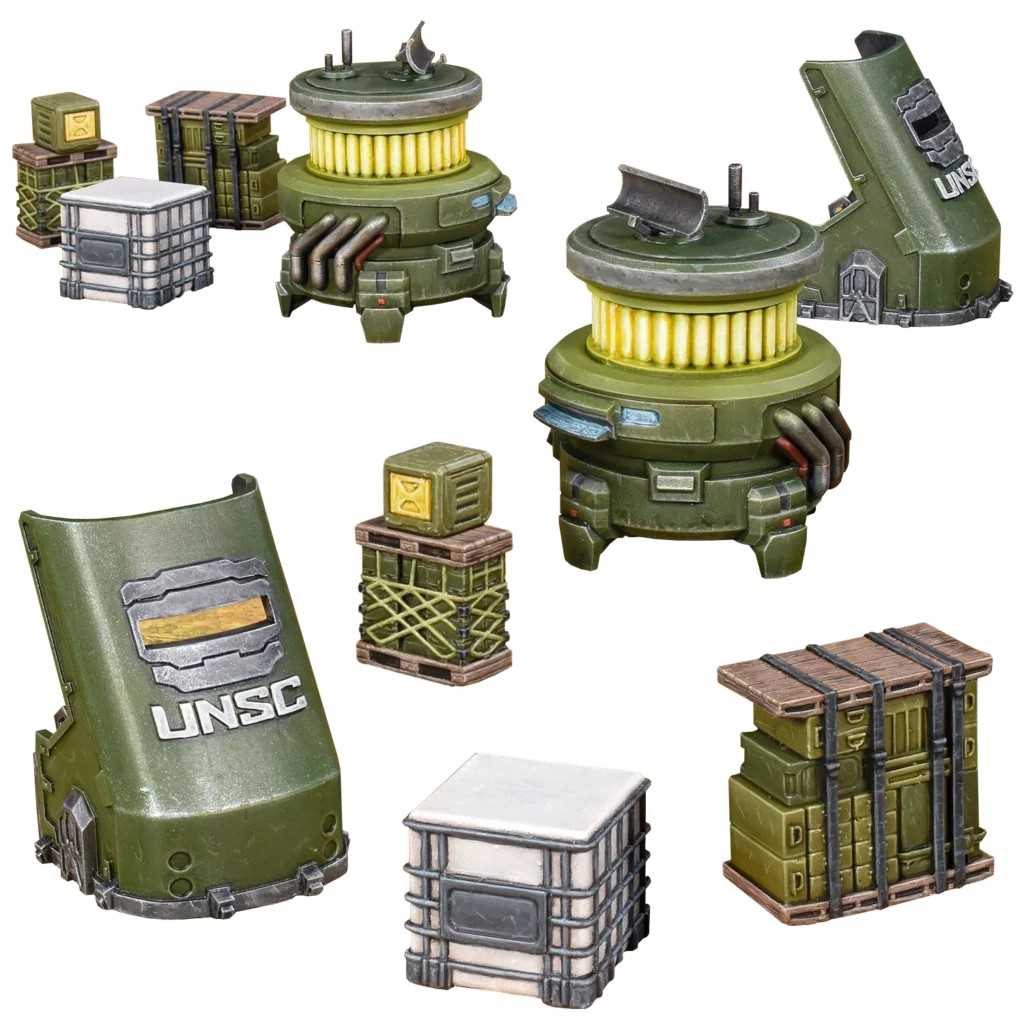 Halo: Flashpoint UNSC Scenery Set Miniatures Mantic Games