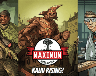 Maximum Apocalypse: Kaiju Rising Board Game Rock Manor Games