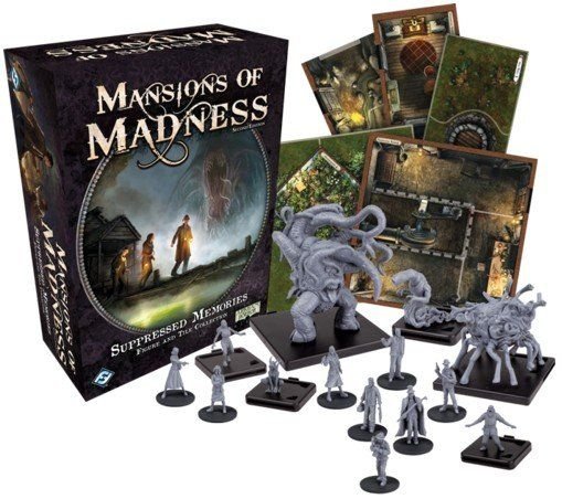 Mansions of Madness: Second Edition Suppressed Memories Figure and Tile Collection Board Game Fantasy Flight Games