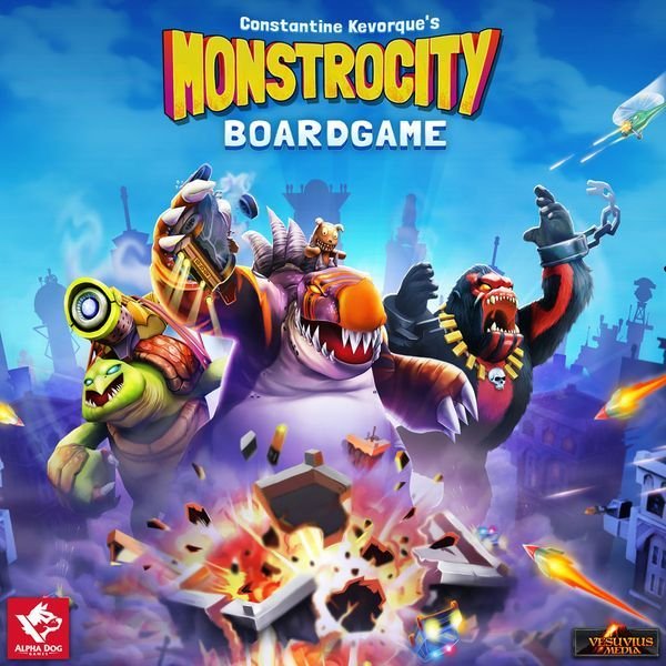 Monstrocity Board Game Vesuvius Media