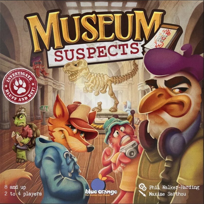 Museum Suspects Board Game Blue Orange Games