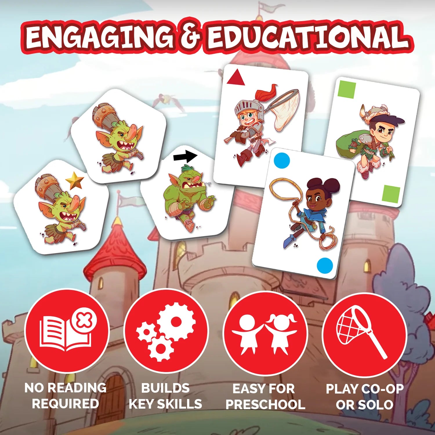 My First Castle Panic Kids Board Game Fireside Games