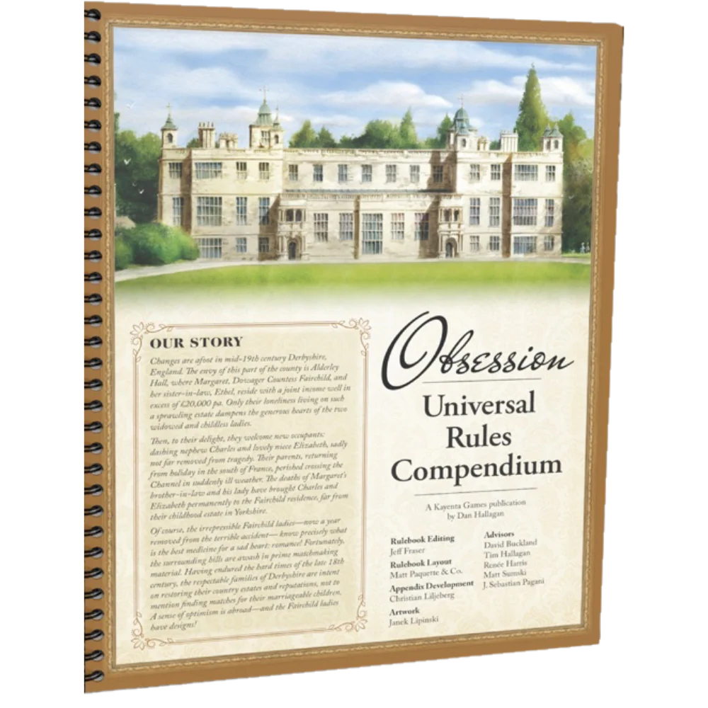 Obsession: Universal Rules Compendium Accessories Kayenta Games