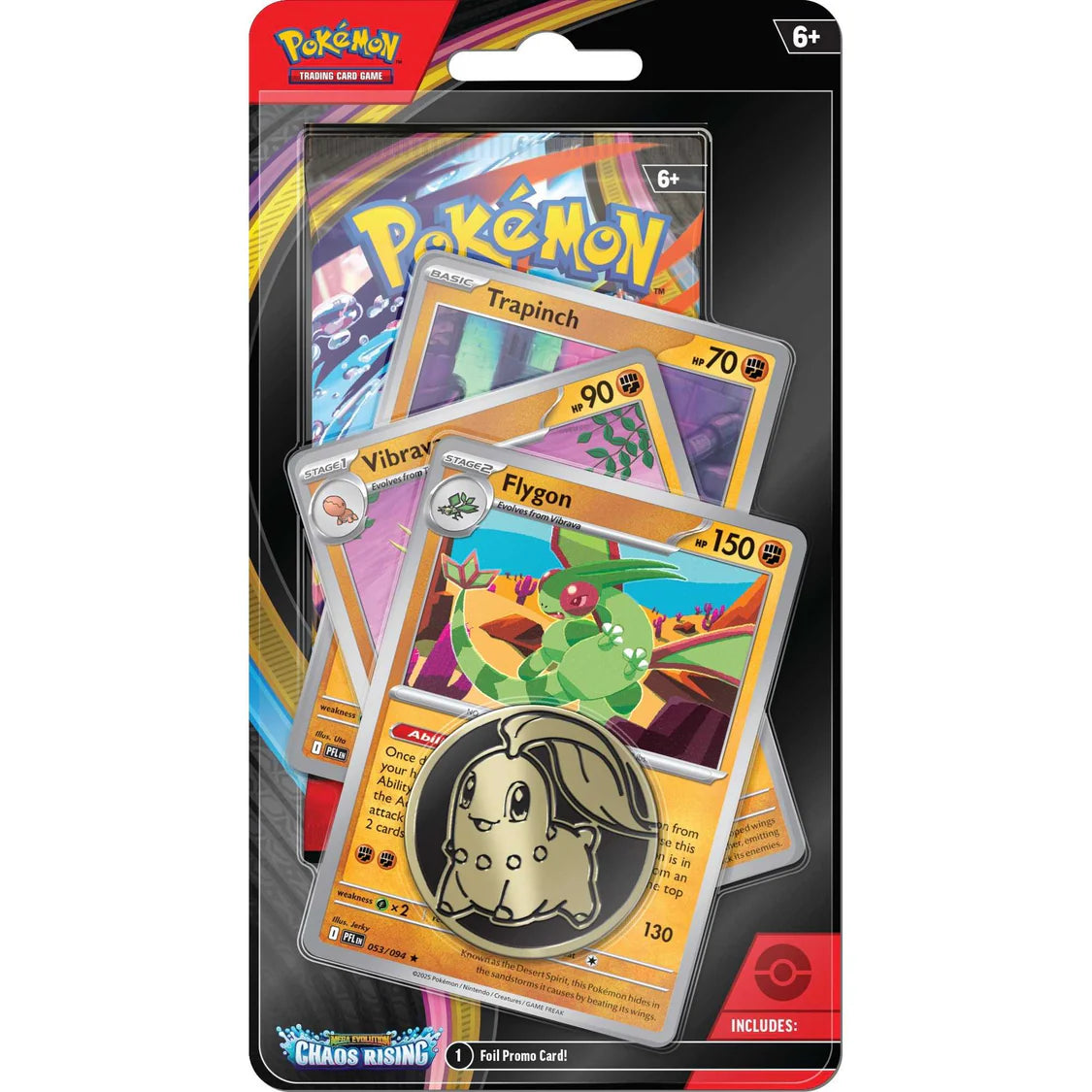 Pokémon TCG: Mega Evolution Chaos Rising - Premium Checklane - Flygon Trading Cards Pokemon Company