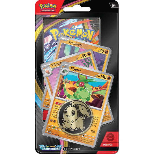 Pokémon TCG: Mega Evolution Chaos Rising - Premium Checklane - Flygon Trading Cards Pokemon Company