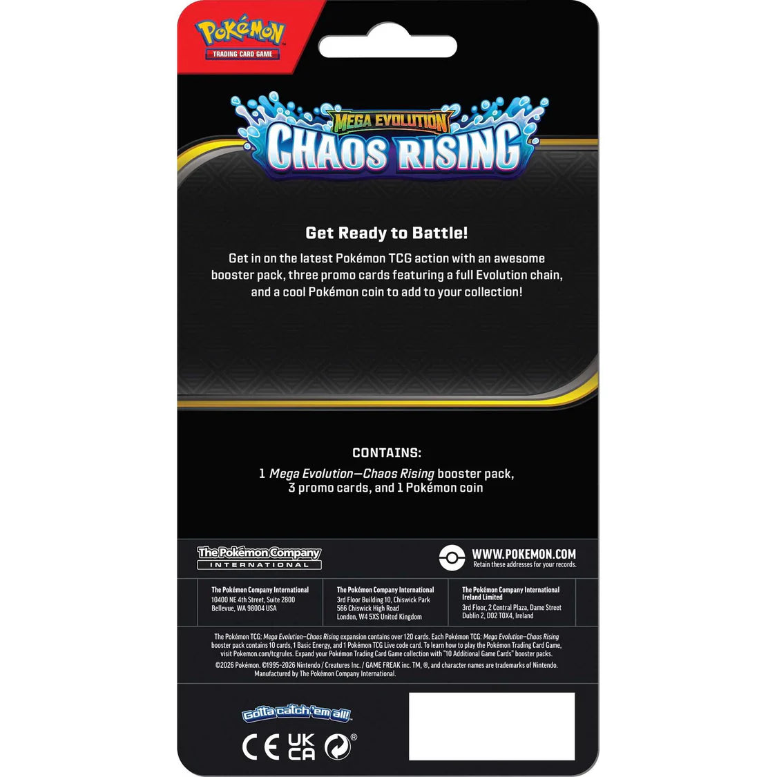Pokémon TCG: Mega Evolution Chaos Rising - Premium Checklane - Pawmot Trading Cards Pokemon Company