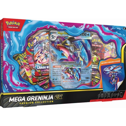Pokémon TCG: Mega Greninja ex Premium Collection Trading Cards Pokemon Company