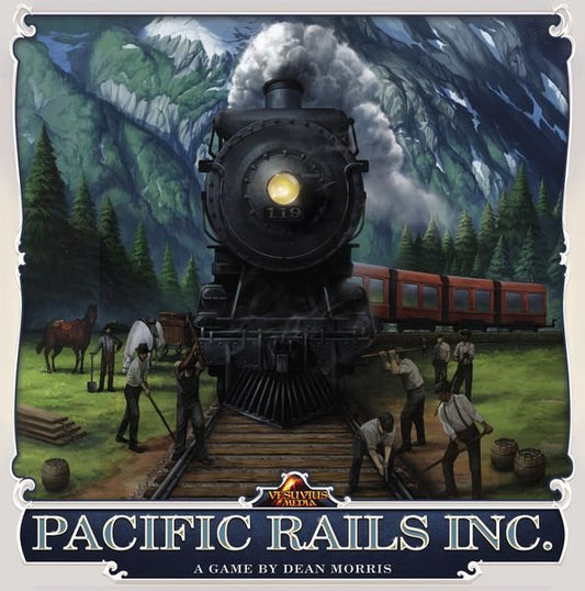 Pacific Rails Inc Board Game Vesuvius Media