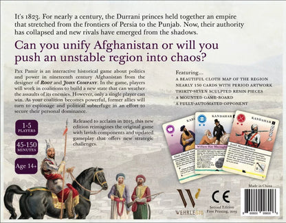 Pax Pamir: Second Edition Board Game Wehrlegig Games