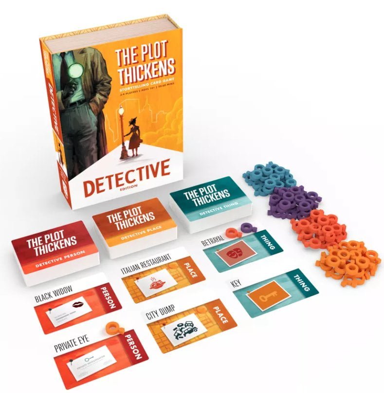 The Plot Thickens: Detective Edition Board Game Bright Eye Games