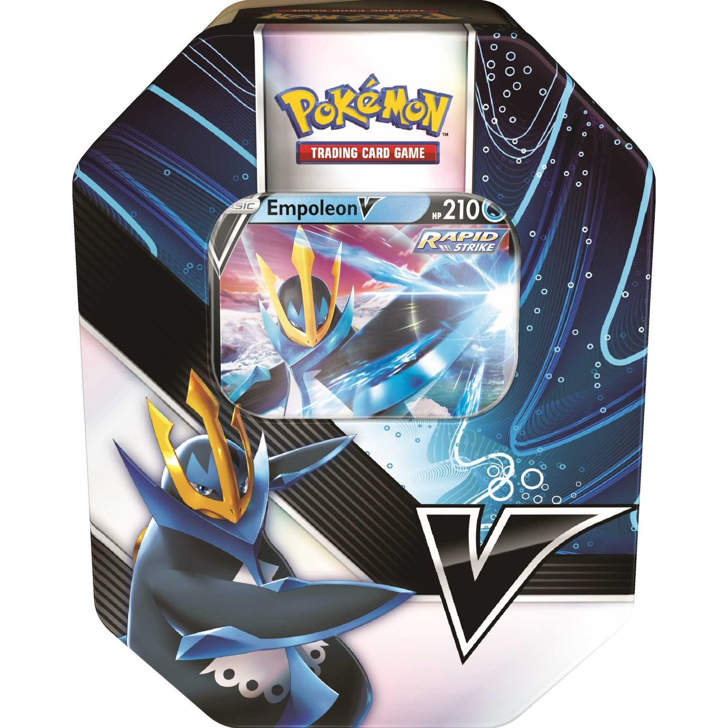 Pokémon TCG: V Strikers Tin - Empoleon V  Nintendo