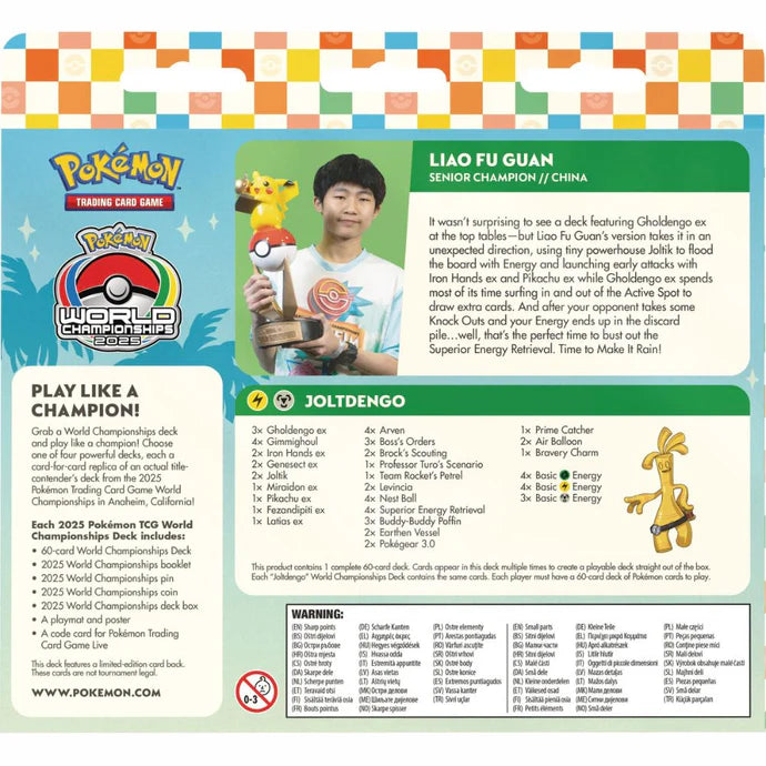 Pokemon TCG: World Championship Decks 2025 Trading Cards Pokemon Company