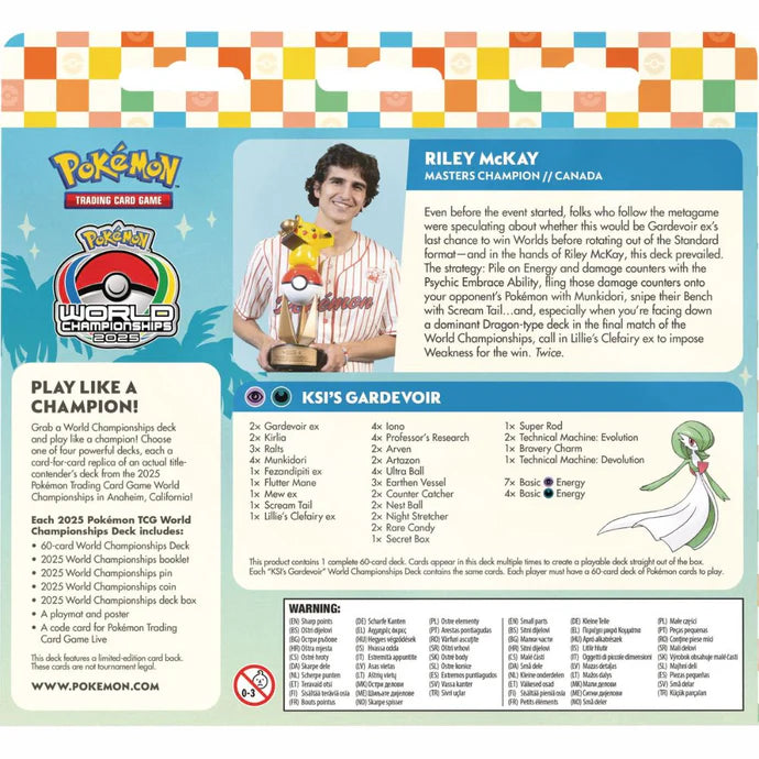 Pokemon TCG: World Championship Decks 2025 Trading Cards Pokemon Company