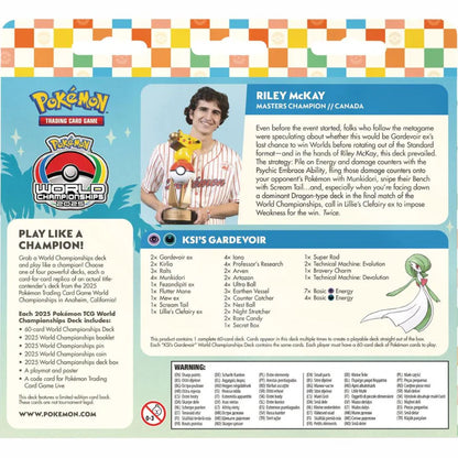 Pokemon TCG: World Championship Decks 2025 Trading Cards Pokemon Company
