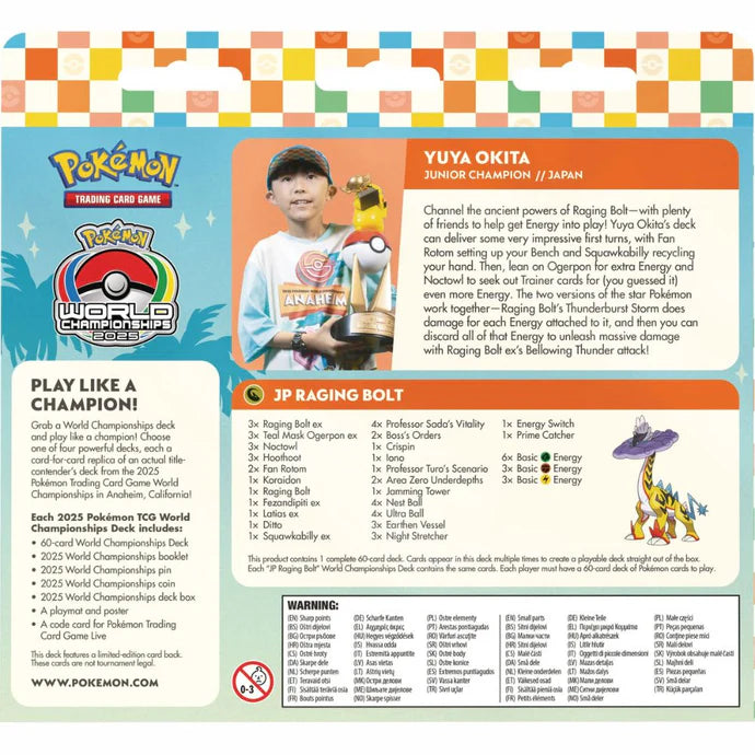 Pokemon TCG: World Championship Decks 2025 Trading Cards Pokemon Company