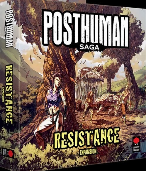 Posthuman Saga: Resistance Expansion Board Game Mighty Boards