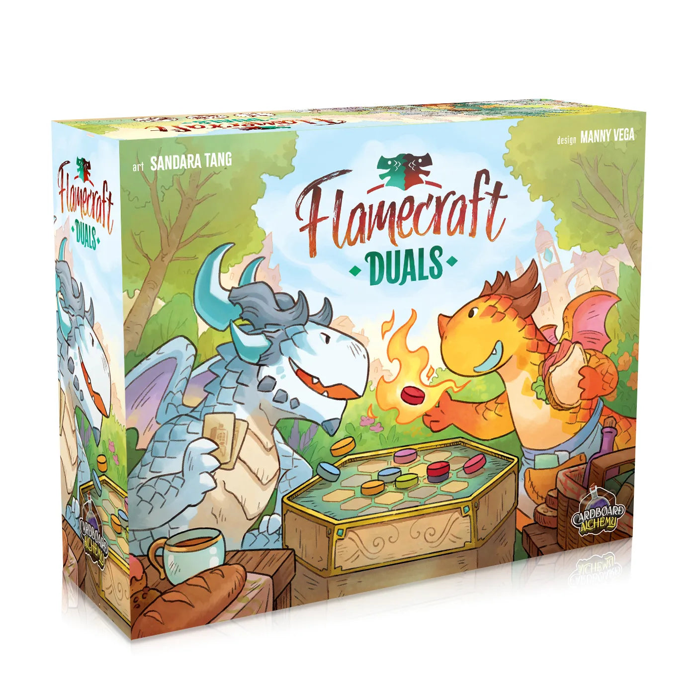 Flamecraft Duals Board Game Cardboard Alchemy