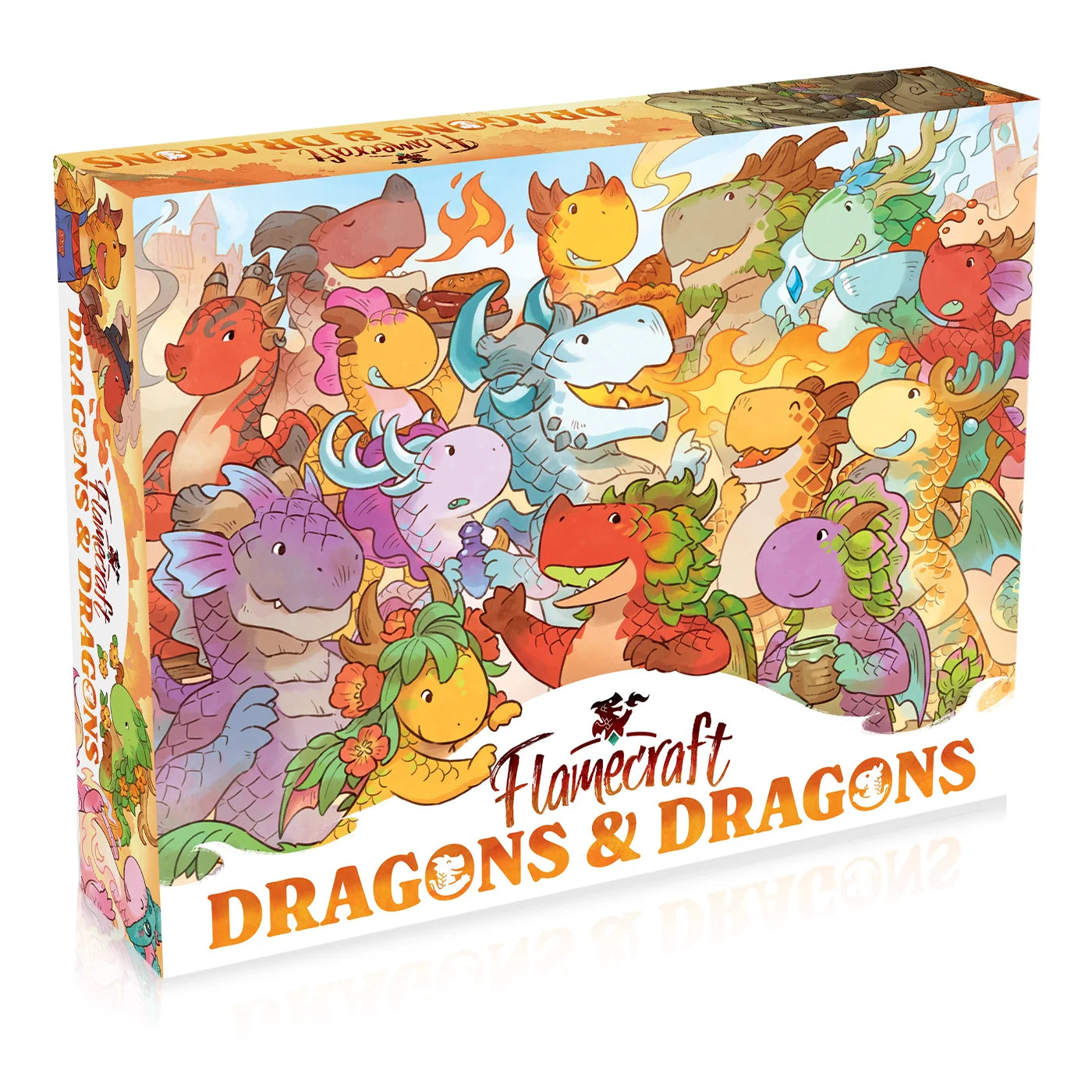 Flamecraft: Dragons And Dragons Expansion Board Game Cardboard Alchemy