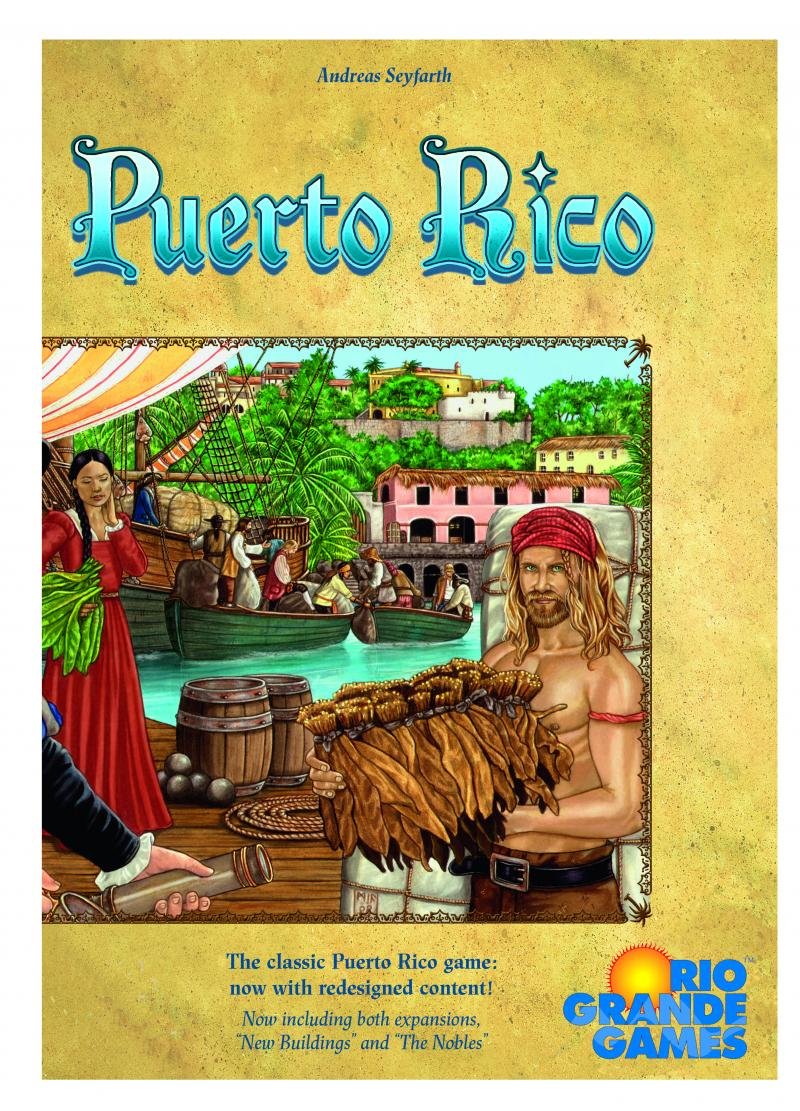 Puerto Rico Deluxe Edition Board Game Rio Grande Games