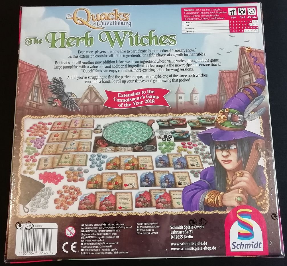 The Quacks of Quedlinburg: The Herb Witches Board Game Schmidt Spiele