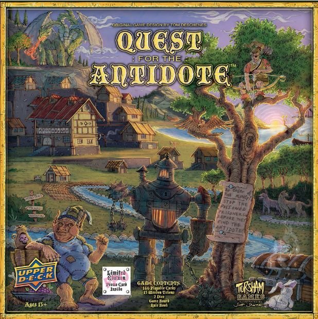 Quest for the Antidote Board Game Upper Deck